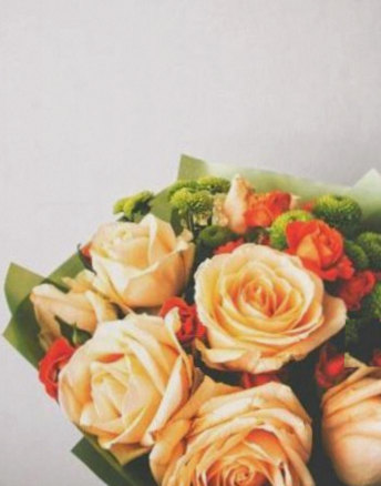 Gros plan sur le bouquet