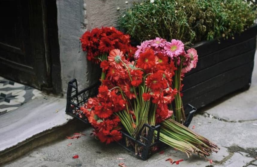 Livraison de fleurs d'entreprise